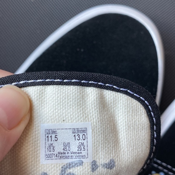 Vans Old Skool Trippy Grin Floral Black Men's Classic Skate Shoes - Picture 4 of 7